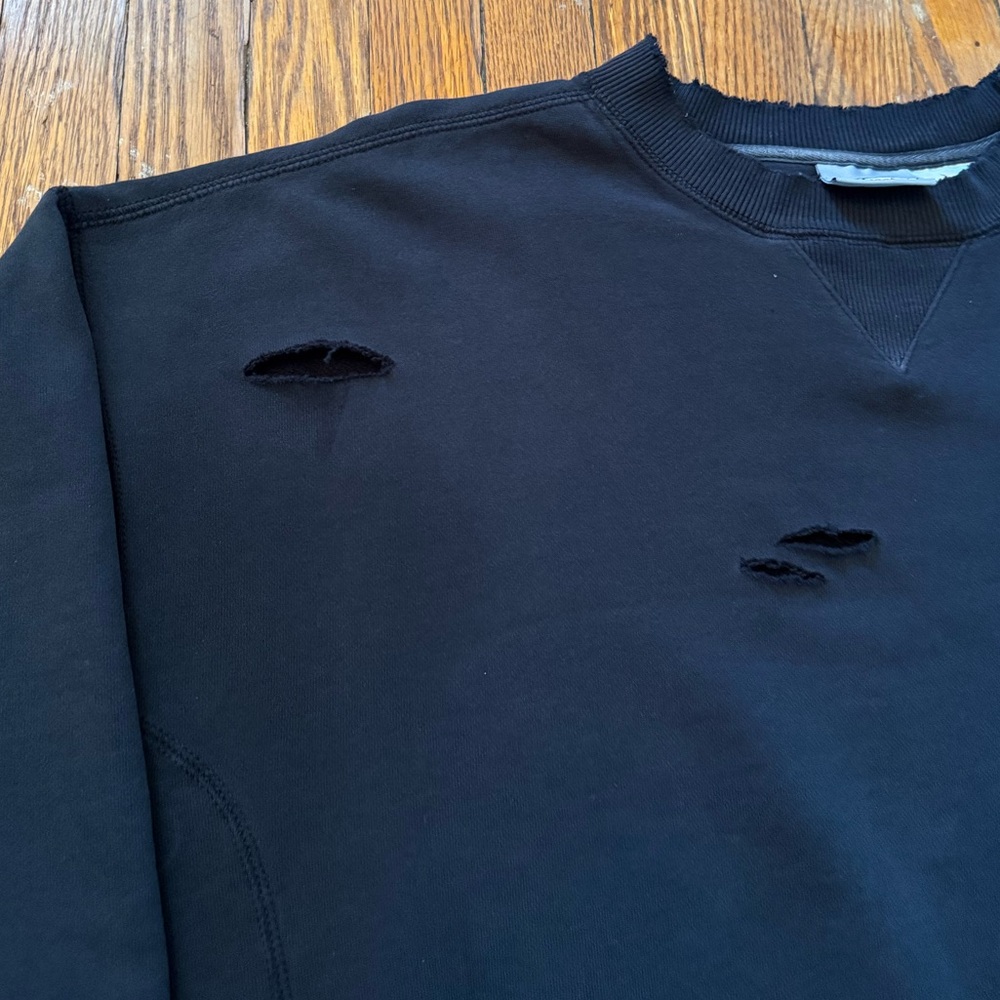 Y2K Distressed Reebok Vintage Crewneck Sweater - Picture 4 of 13